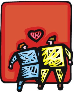 Man woman heart 1