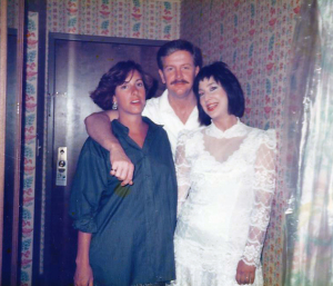 Tony Jane and Susan at June 1986 wedding